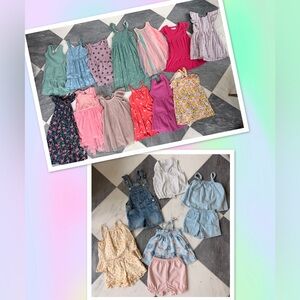 Cat & Jack Kids, Old Navy, H&M, Mud Pie, Oshkosh, Wonder Nation Dresses & 4 sets